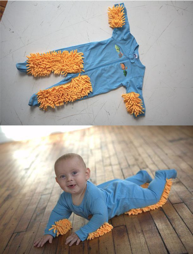 21st Century. Rompers with a mop sewn into them. Progress has never been so pragmatic. - Sliders, Madskillz