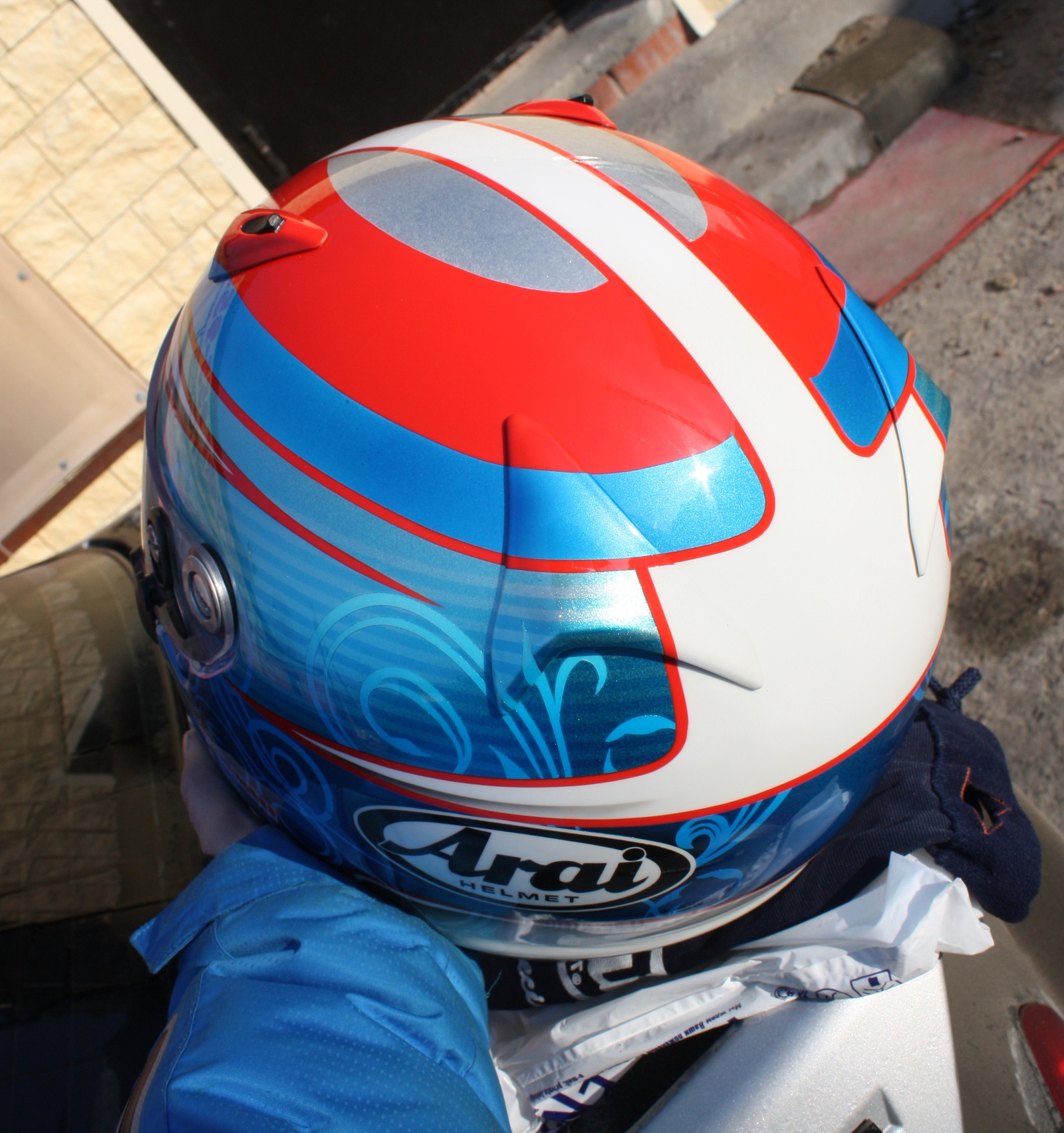 A little (2 helmets but a lot of photos) airbrushing on karting helmets (part 2) - My, Airbrushing, Airbrushing on the helmet, Arai, Karting, Tyumen, Airbrushing72, Tyumenaero, Longpost