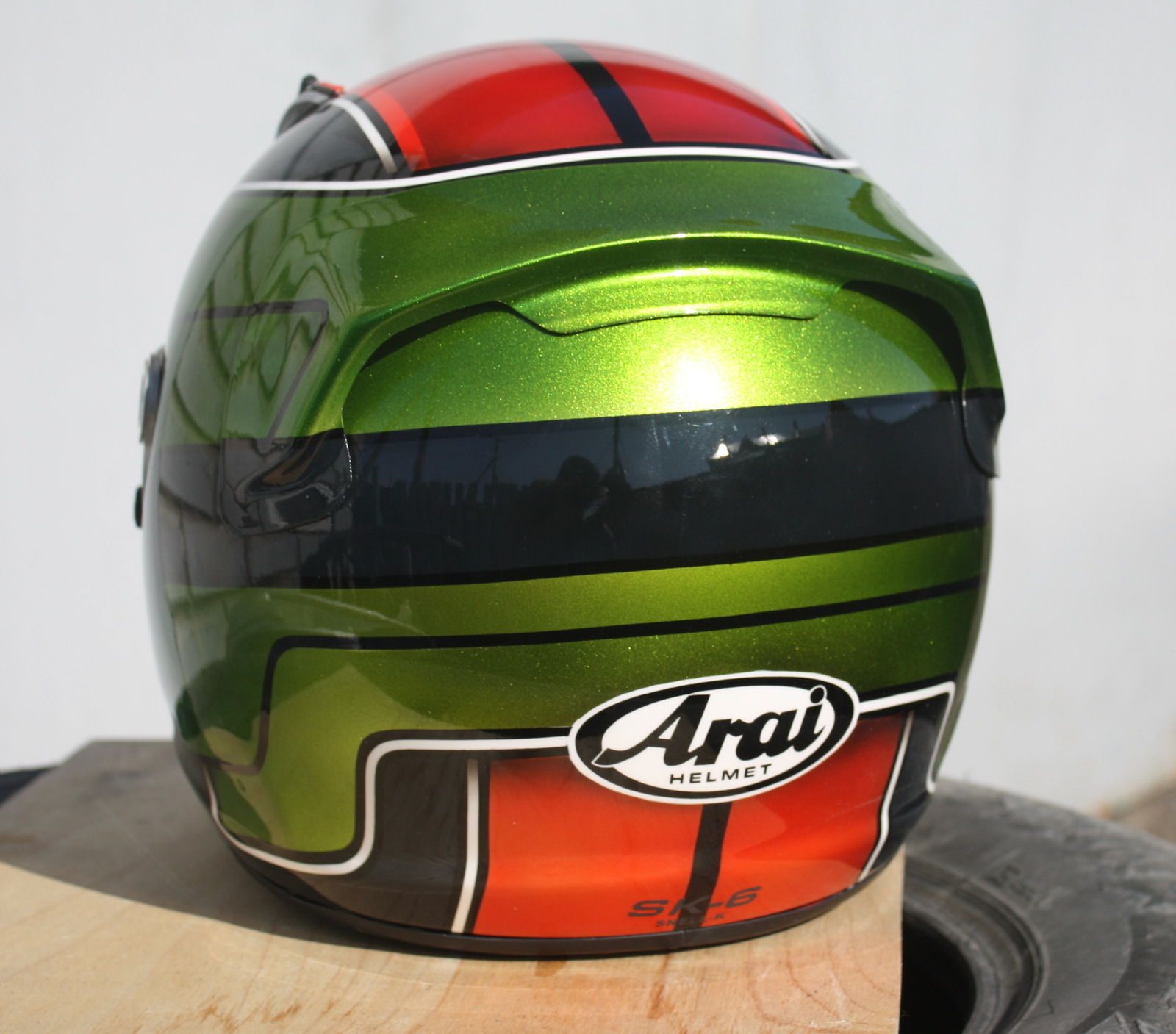 A little (2 helmets but a lot of photos) airbrushing on karting helmets (part 2) - My, Airbrushing, Airbrushing on the helmet, Arai, Karting, Tyumen, Airbrushing72, Tyumenaero, Longpost