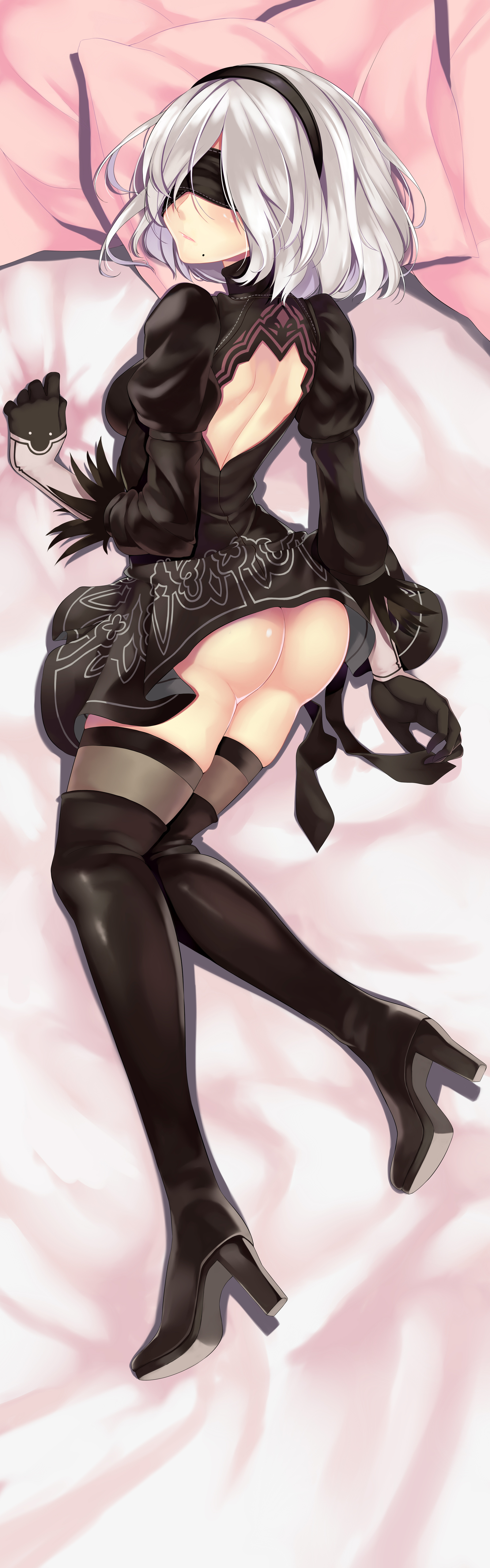 2B [NieR: Automata] - Yorha unit No 2 type B, NIER Automata, Anime art, Not anime, Pixiv, Dakimakura, Longpost