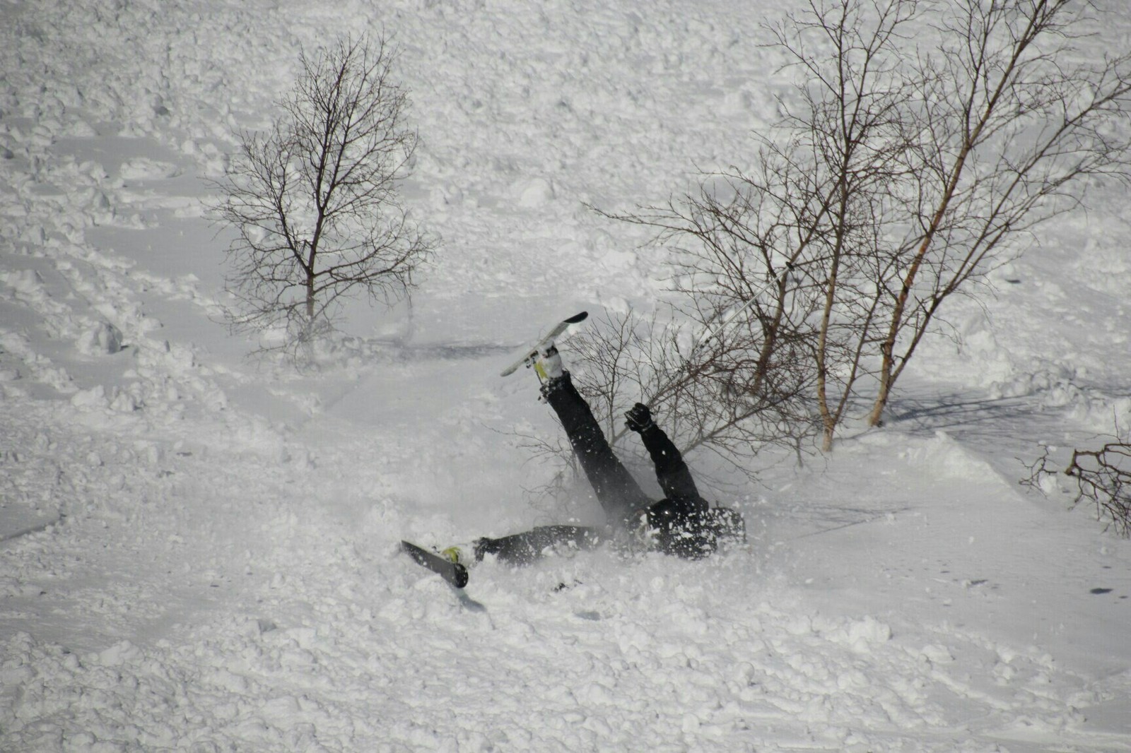 When you think you're a great skier - My, Freeride, Skiing, The mountains, The fall