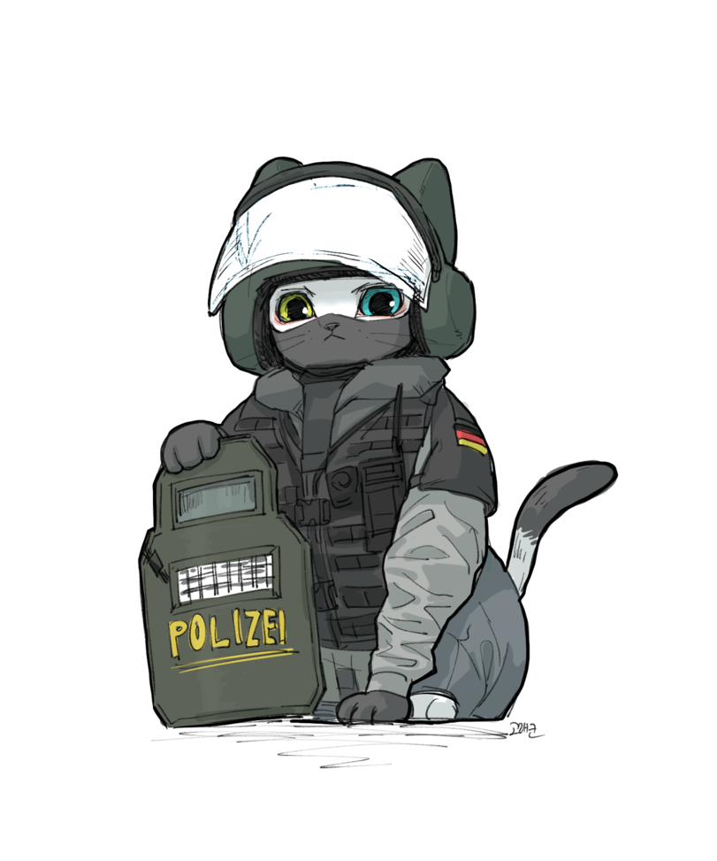 OmonoCats - cat, Military, Tom clancy's rainbow six siege