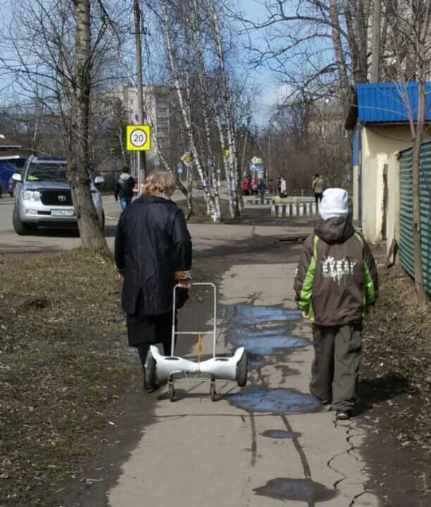 tow truck - Hoverboard, Cart, Tow truck