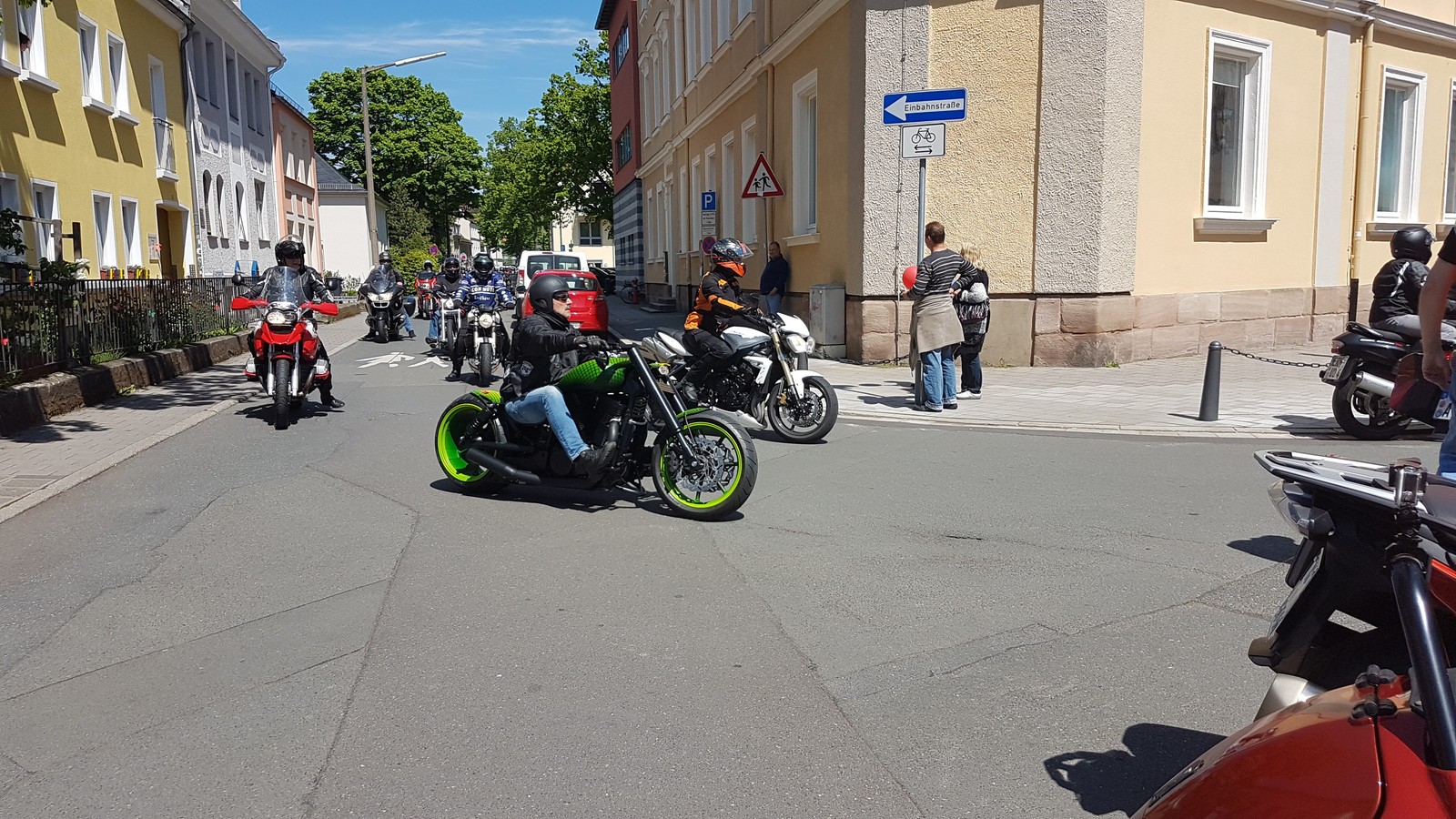 Toy Run Day Erlangen 2017 - My, Germany, Motorcycles, Bikers, Parade, Procession, Holidays, Weekend, , Longpost, Moto, Motorcyclists