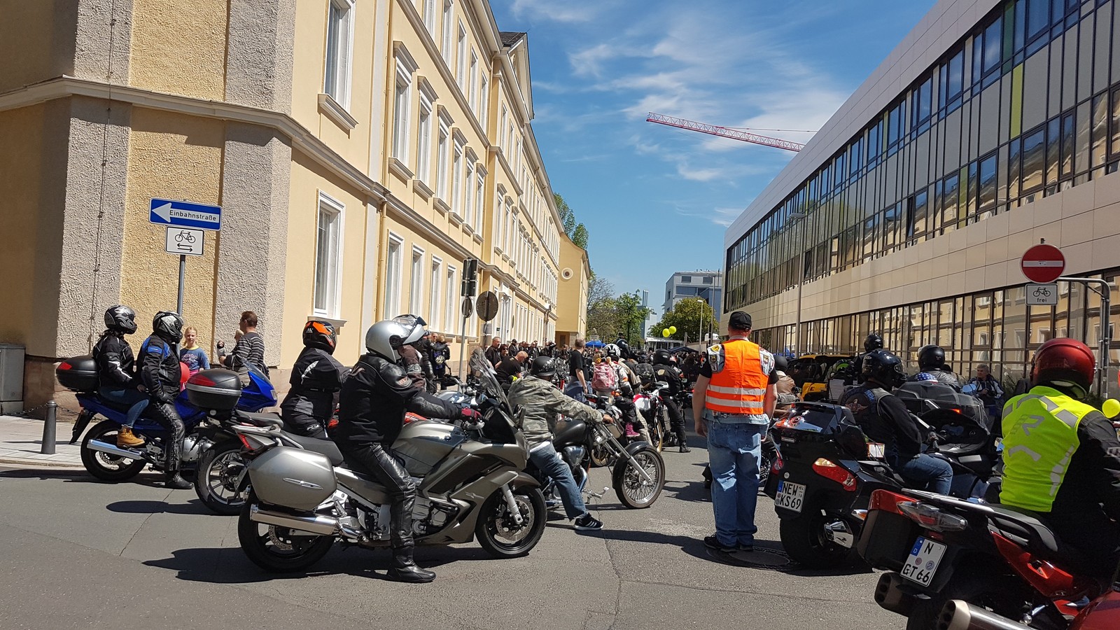 Toy Run Day Erlangen 2017 - My, Germany, Motorcycles, Bikers, Parade, Procession, Holidays, Weekend, , Longpost, Moto, Motorcyclists