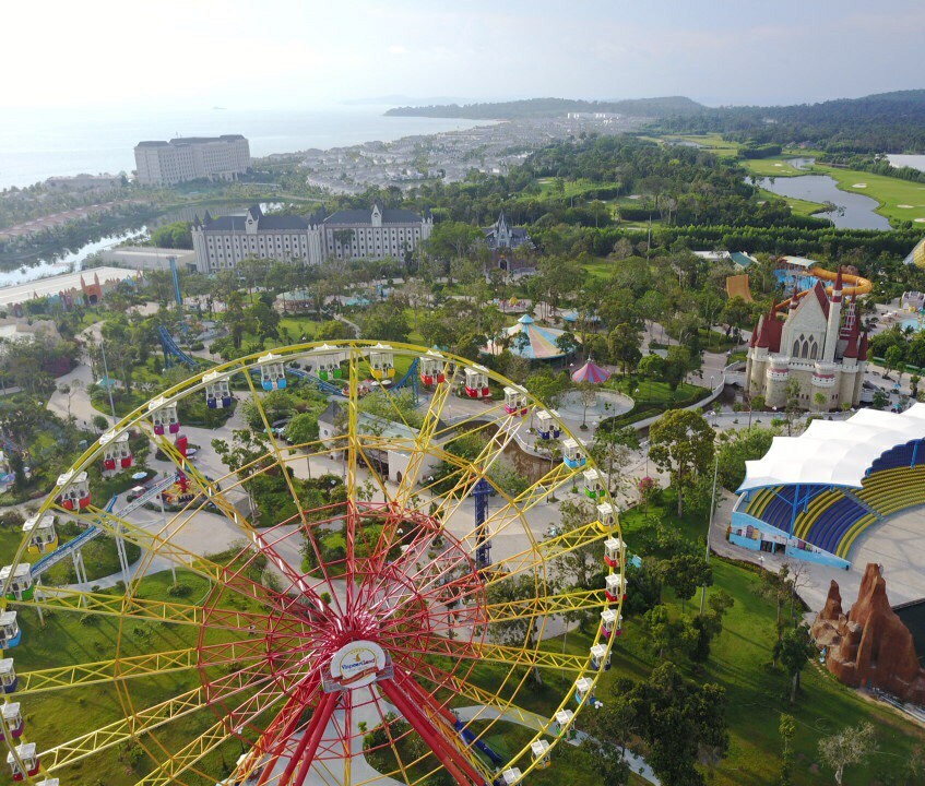 Phu Quoc, Vietnam. Amusement Park Winperl and its surroundings from a copter. - My, Fukuoka, Quadcopter, Vietnam, Longpost