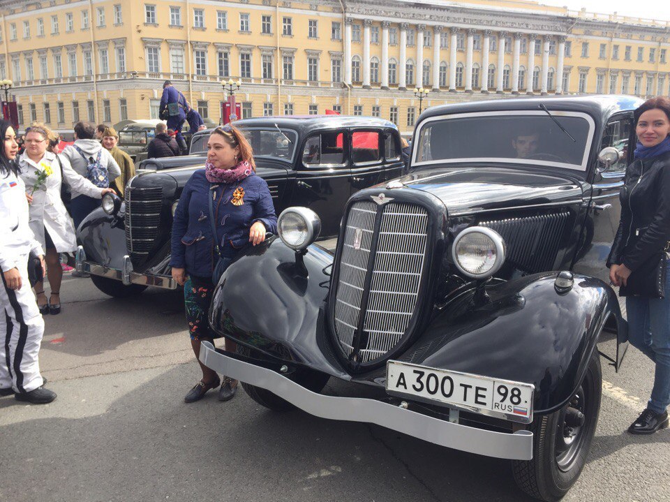 Retro cars in St. Petersburg - My, , Retro car