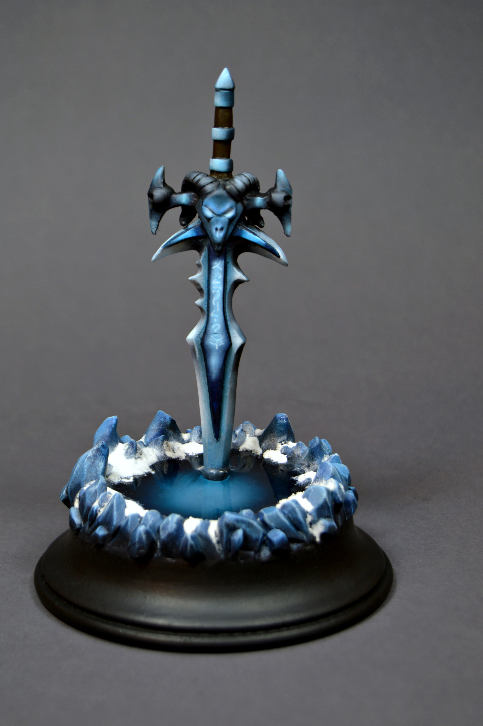 Frostmourne is out for blood. - My, Wow, Warcraft, World of warcraft, Hobby, Creation, Polymer clay