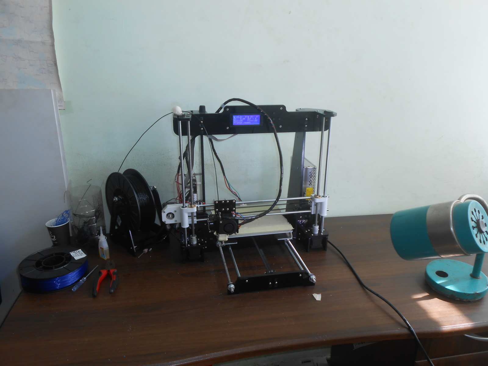 A wonderful neighbor settled in our house! - My, Anet A8, 3D printer, , 3D печать, Longpost, Technobrother