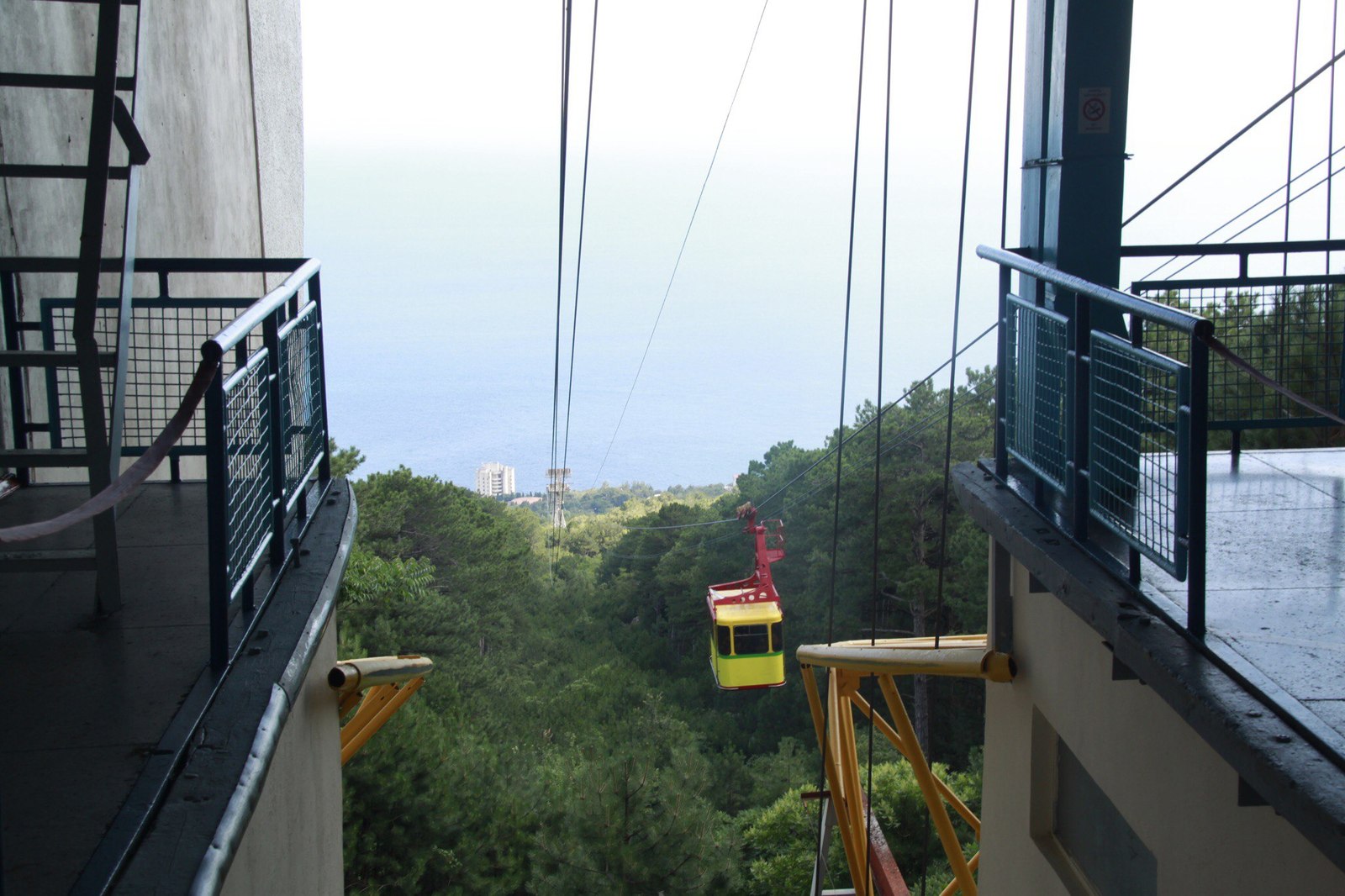 Cableway in Crimea - My, Crimea, Travels, The mountains, Cable car, Homeland, Russia, 