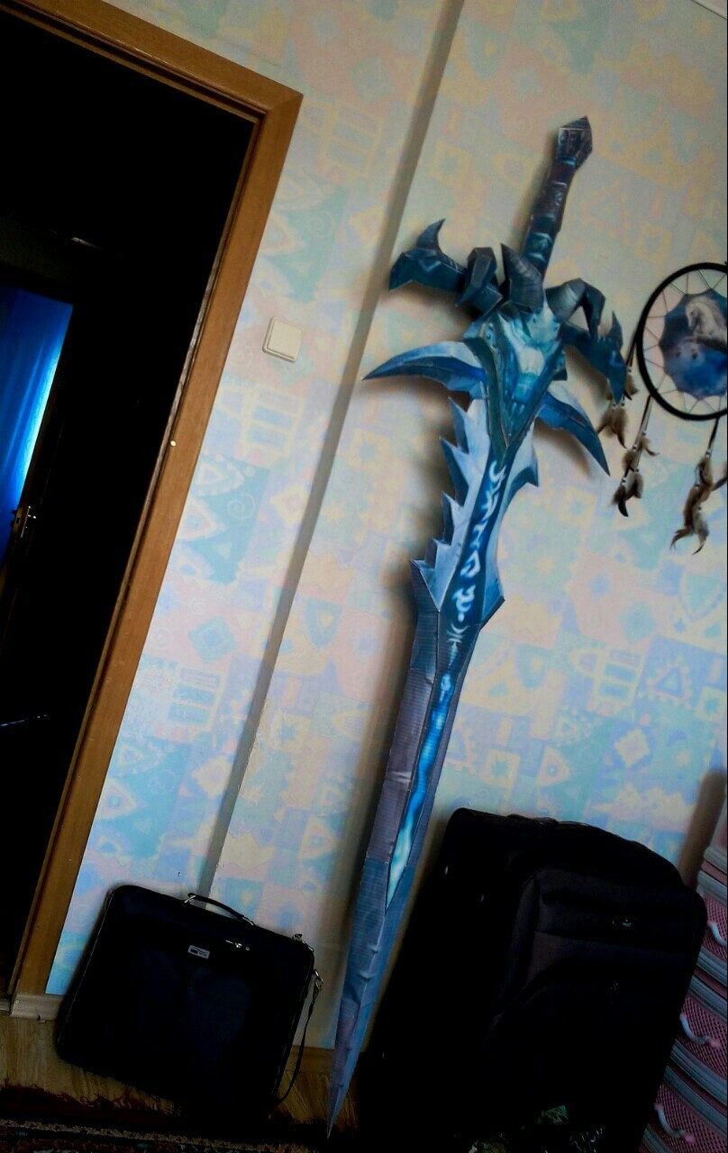 Frostmourne / Ледяная скорбь - Моё, WOW, Frostmourne, Ручная работа