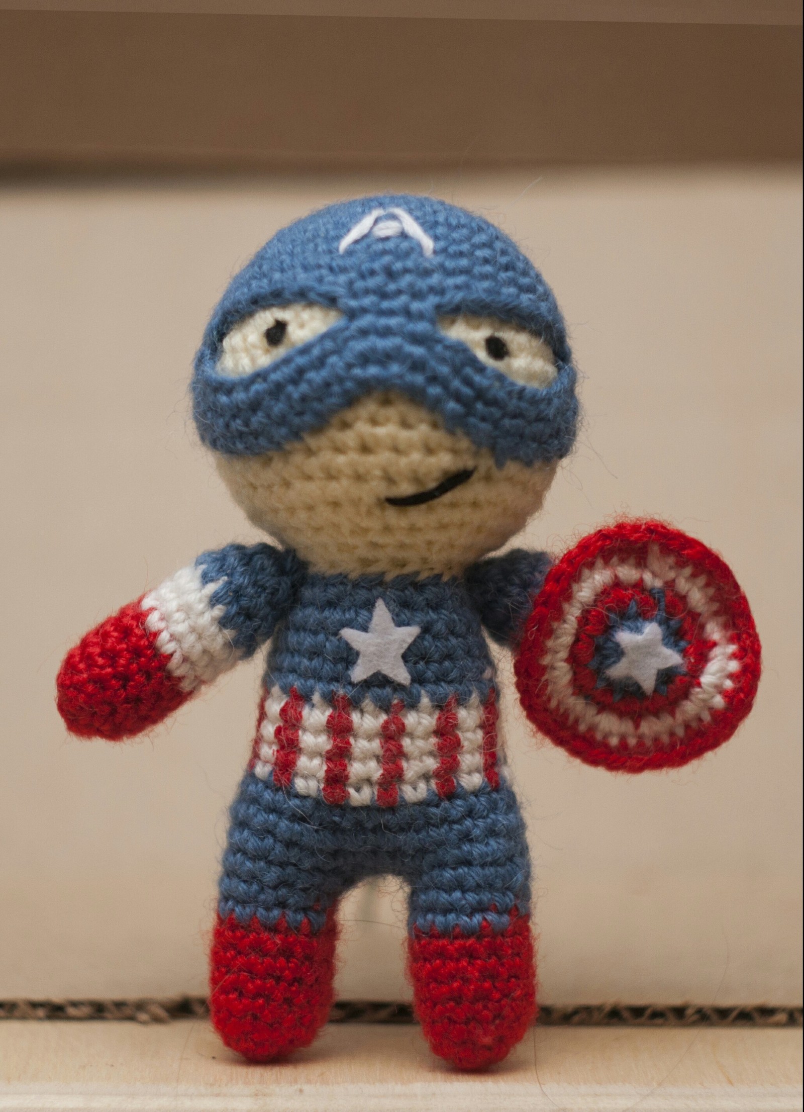 Knitted Marvel Hero - My, Handmade, Avengers, Spiderman, Deadpool, Hulk, Captain America, Handmade, Longpost