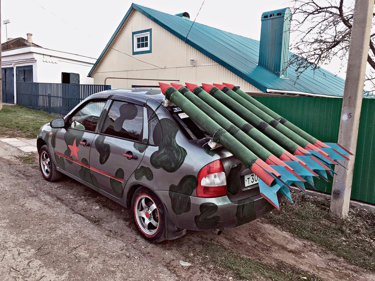 New modification of Katyusha. - May 9 - Victory Day, AvtoVAZ