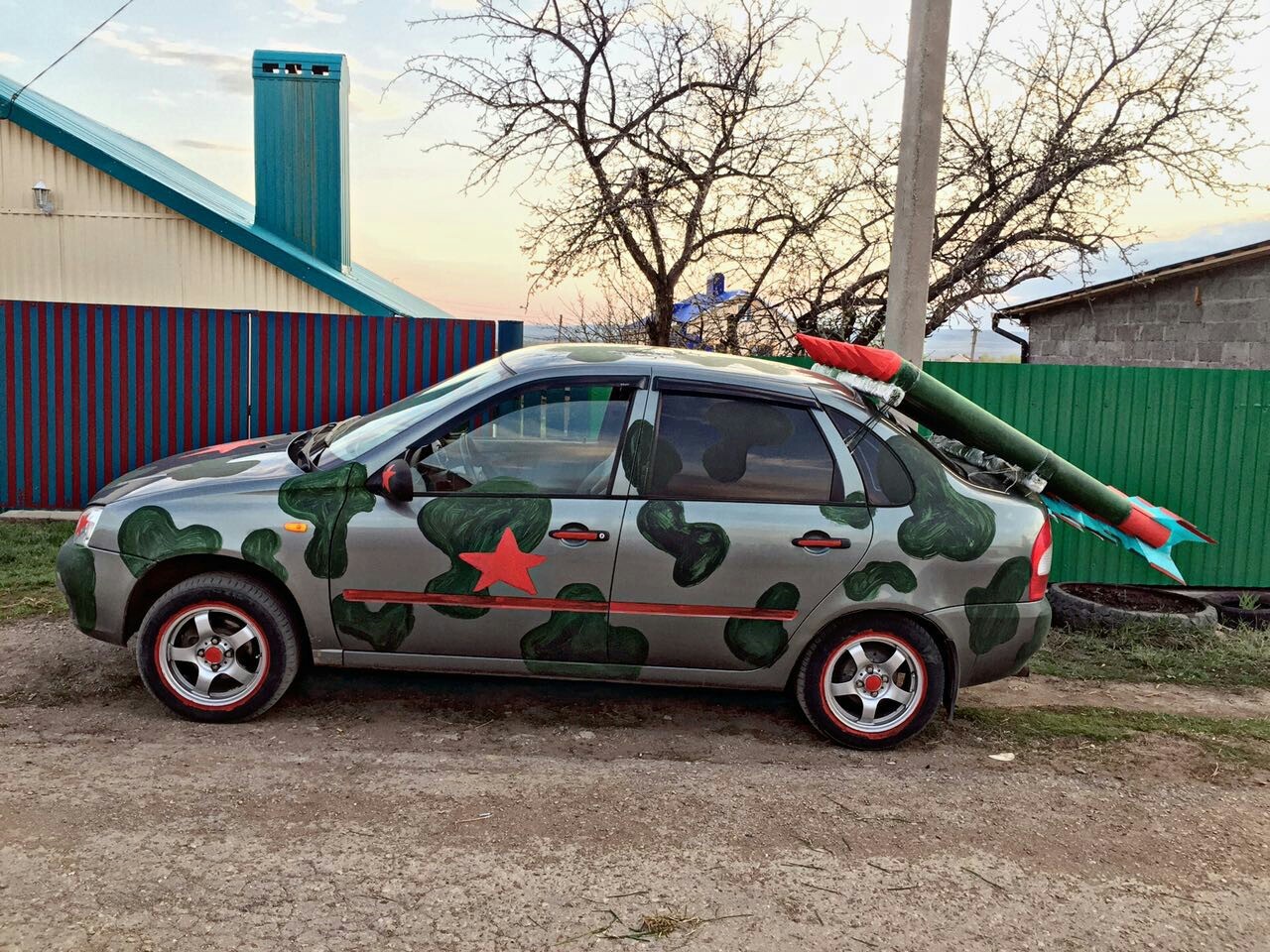 New modification of Katyusha. - May 9 - Victory Day, AvtoVAZ