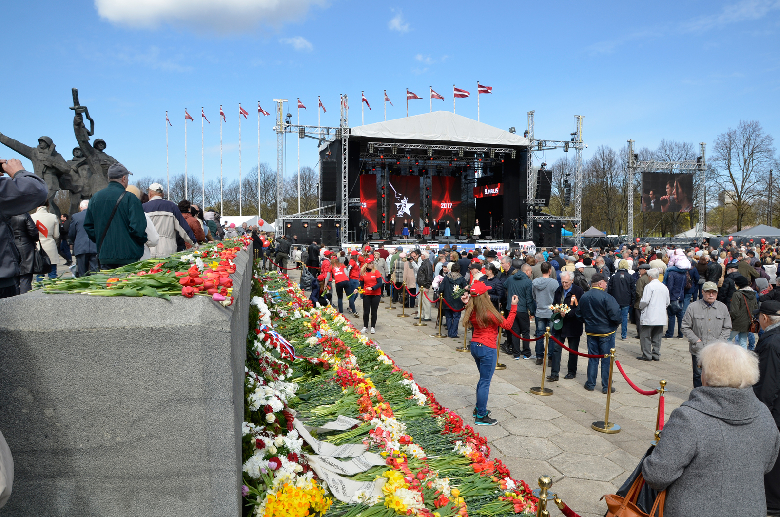 Riga - May 9th celebration, inside and out - My, Riga, Baltics, Latvia, May 9, Longpost, Victory, Everlasting memory, , May 9 - Victory Day