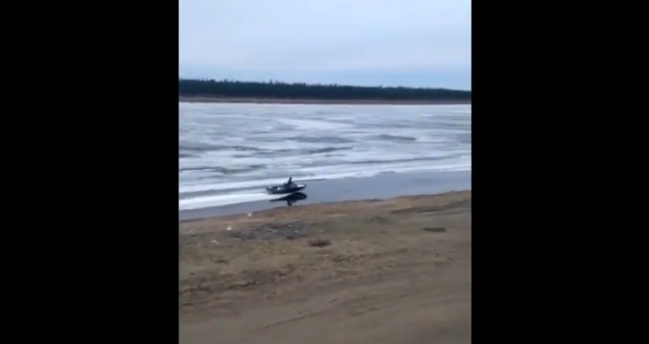 Severe Yakut boatmen - Yakutia, , Boatman, Video