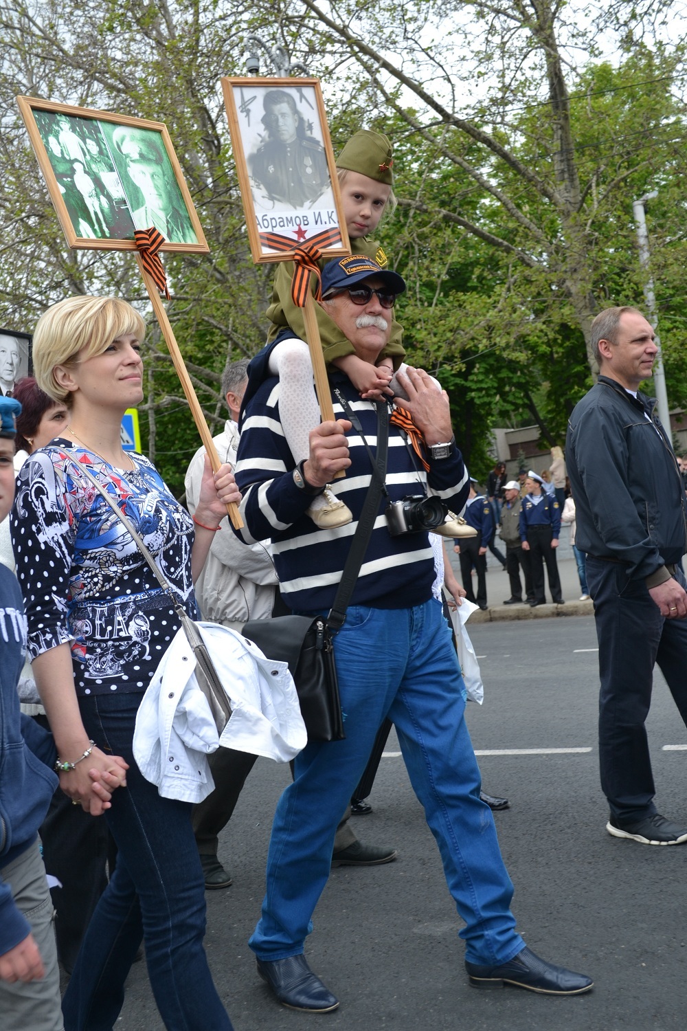 Immortal regiment in Sevastopol - My, Victory parade, Sevastopol, Immortal Regiment, Longpost