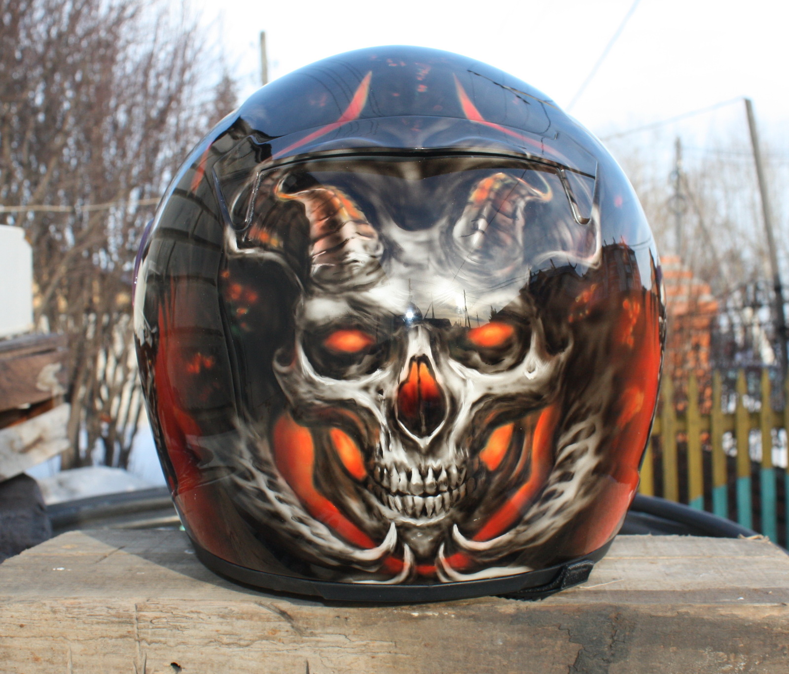 Airbrushing on a helmet Centurion (process) - My, Airbrushing, Airbrushing on the helmet, Moto, Airbrushing72, Tyumen, Tyumenaero, Tyumenaero, Longpost