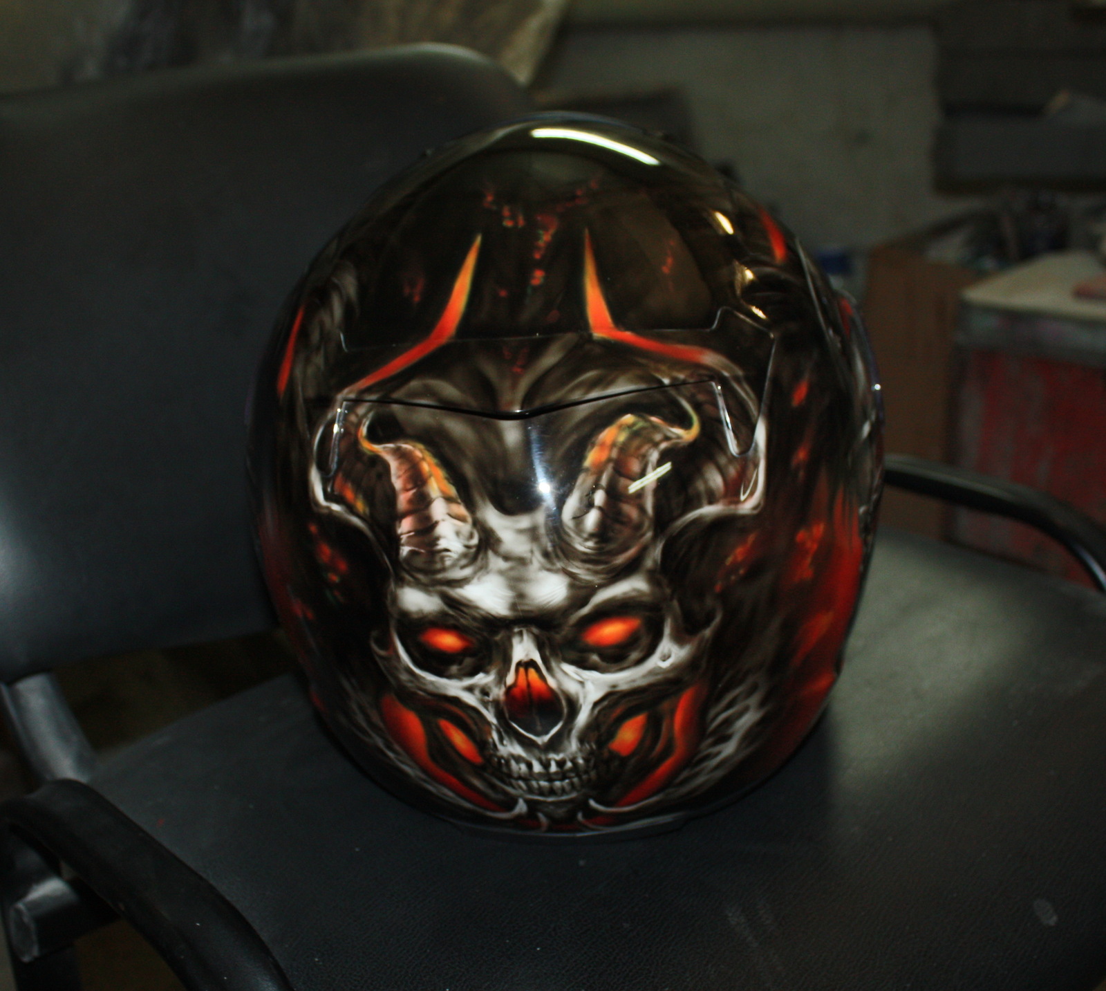 Airbrushing on a helmet Centurion (process) - My, Airbrushing, Airbrushing on the helmet, Moto, Airbrushing72, Tyumen, Tyumenaero, Tyumenaero, Longpost