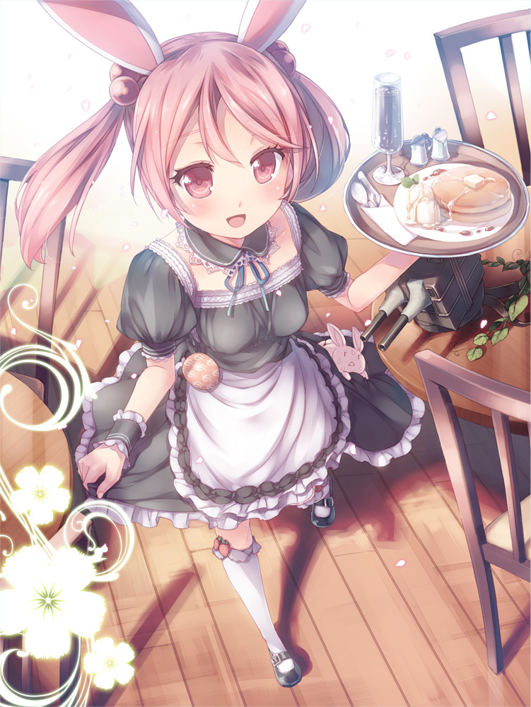 May 10 - Maid Day in Japan - Housemaid, Kantai collection, Anime, Anime art, Akebono, Sazanami, Kuma, Kamikaze, Longpost