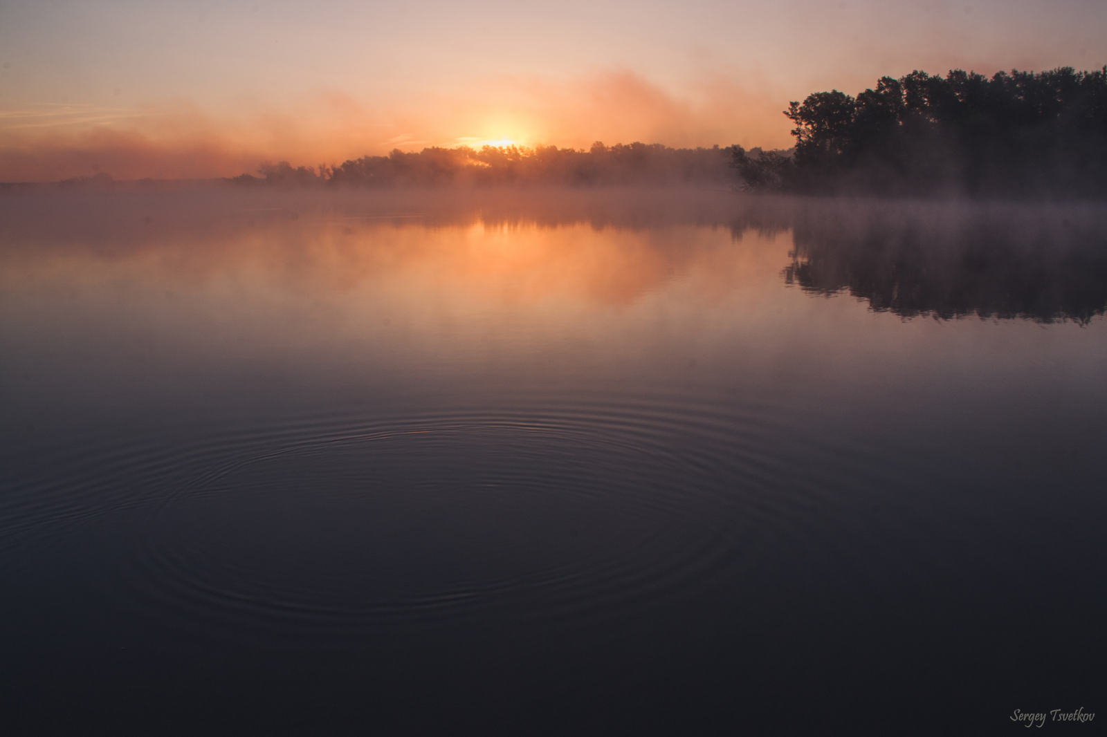 river dawn - My, My, dawn, Nature, The photo, Russia