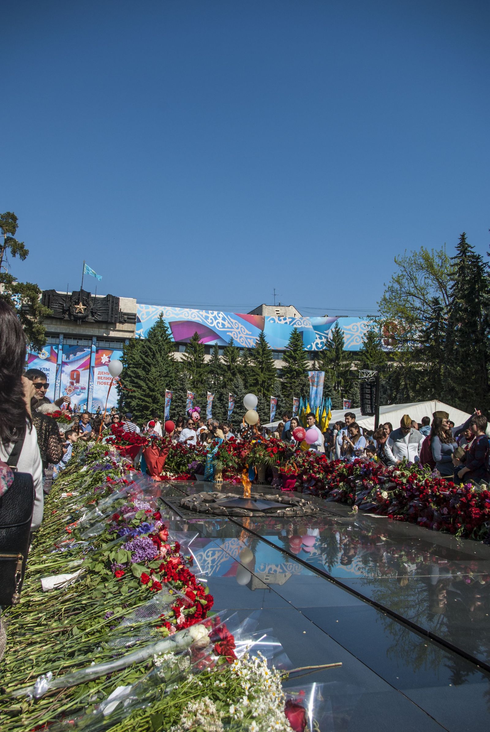 Victory Day in Almaty. - My, May 9, Almaty, 28 Panfilovites, Longpost, , May 9 - Victory Day