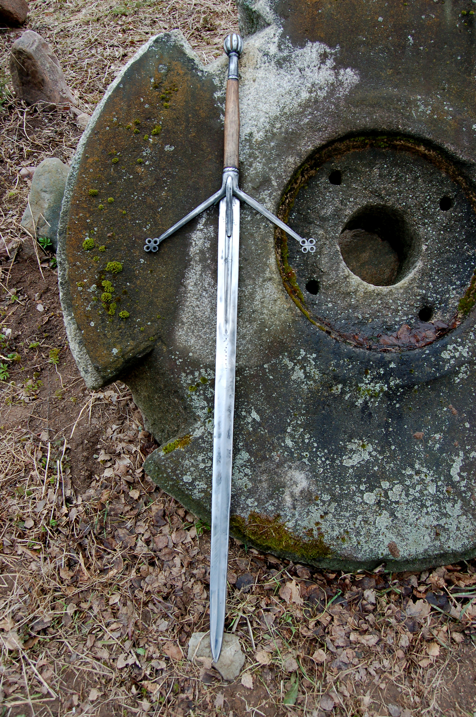 Claymore is the sword of the Scottish Highlanders. Please rate my work. - My, Sword, Blacksmith, forge, Russia, With your own hands, Craft, My, Longpost