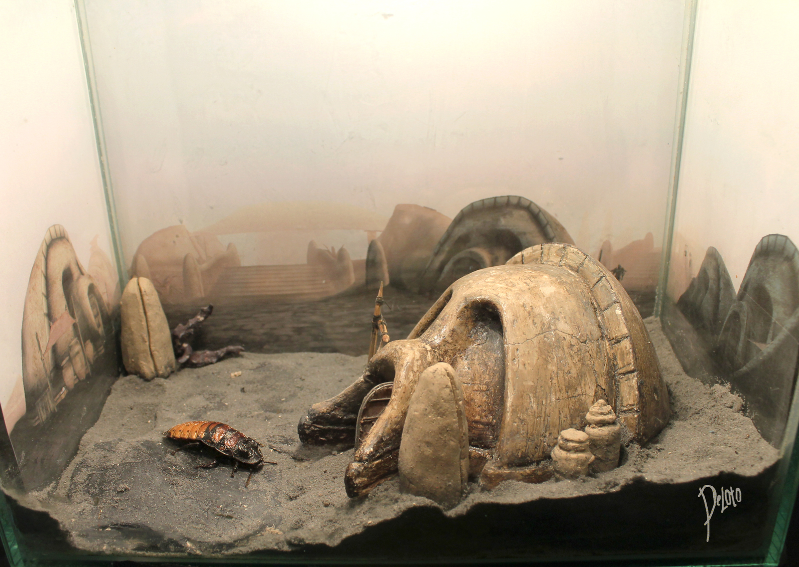 Cockroach house in Ald'ruhn - My, Morrowind, The Elder Scrolls III: Morrowind, The elder scrolls, Handmade, Sodom and Gomorrah, Redoran, Animals, Longpost