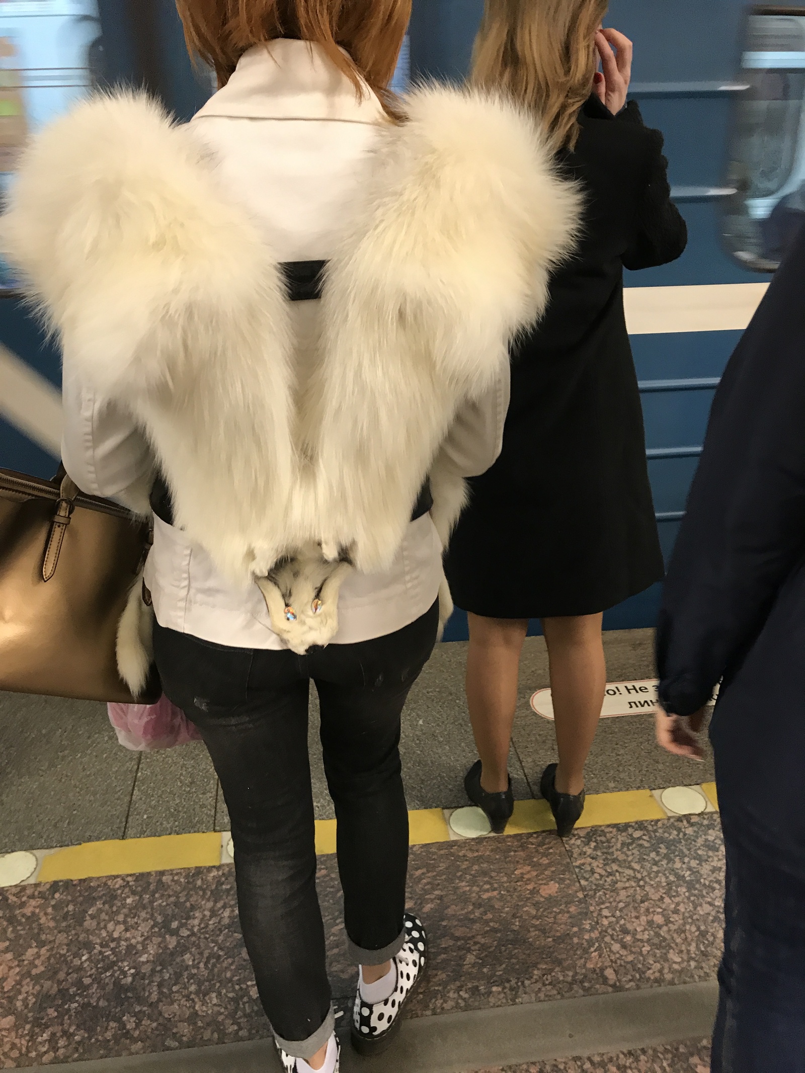 Explosion of fashion at Staraya Derevny station! - My, Saint Petersburg, Fashion, Metro, Longpost