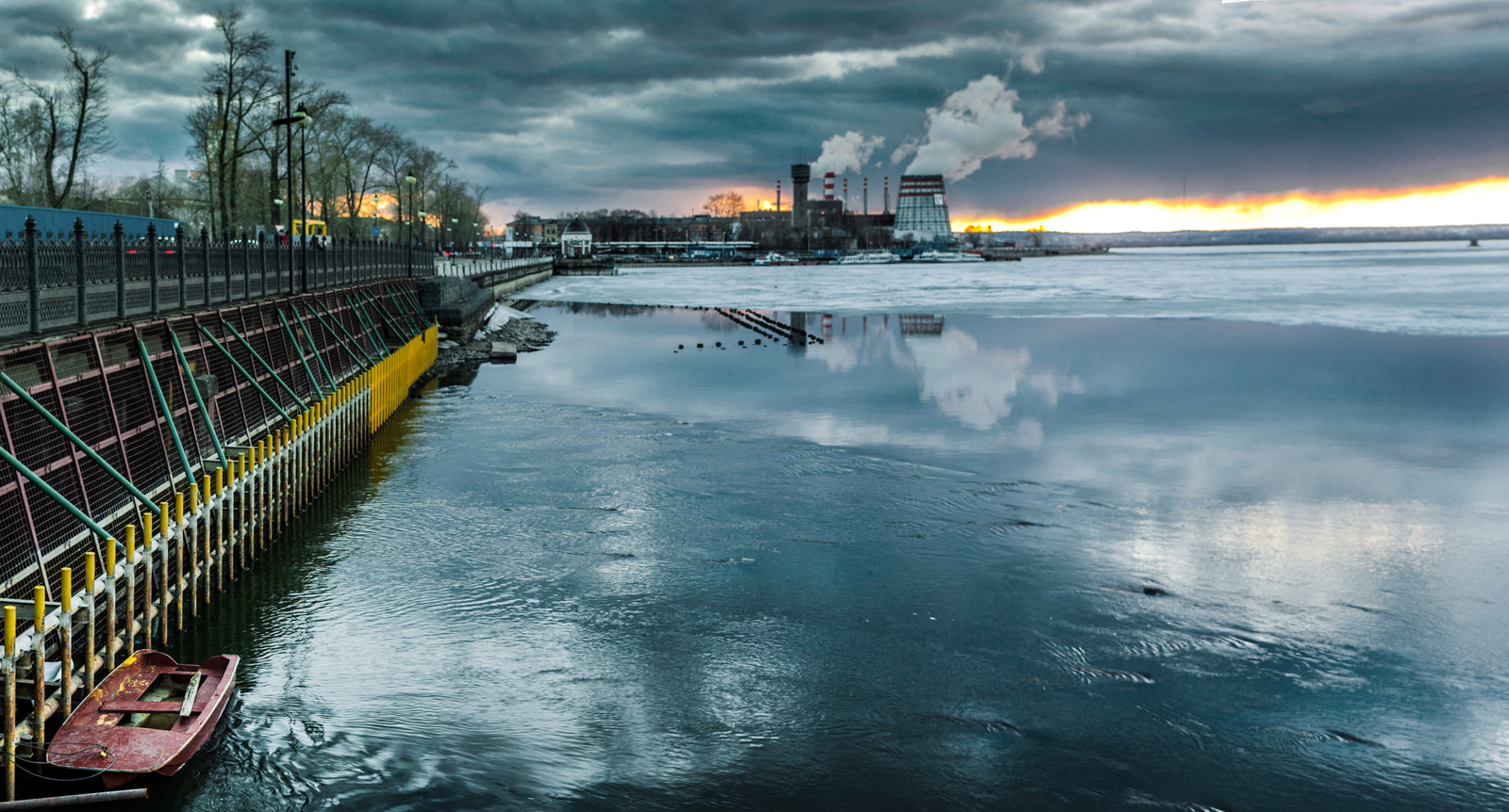 Izhevsk pond in April - My, Izhevsk, The photo