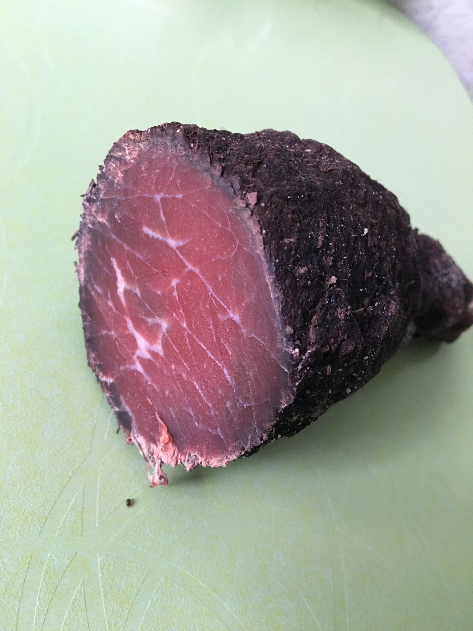 And it continues again ... zhor. - My, Bresaola, Meat, My, Longpost, Food, Recipe, cat, Cooking