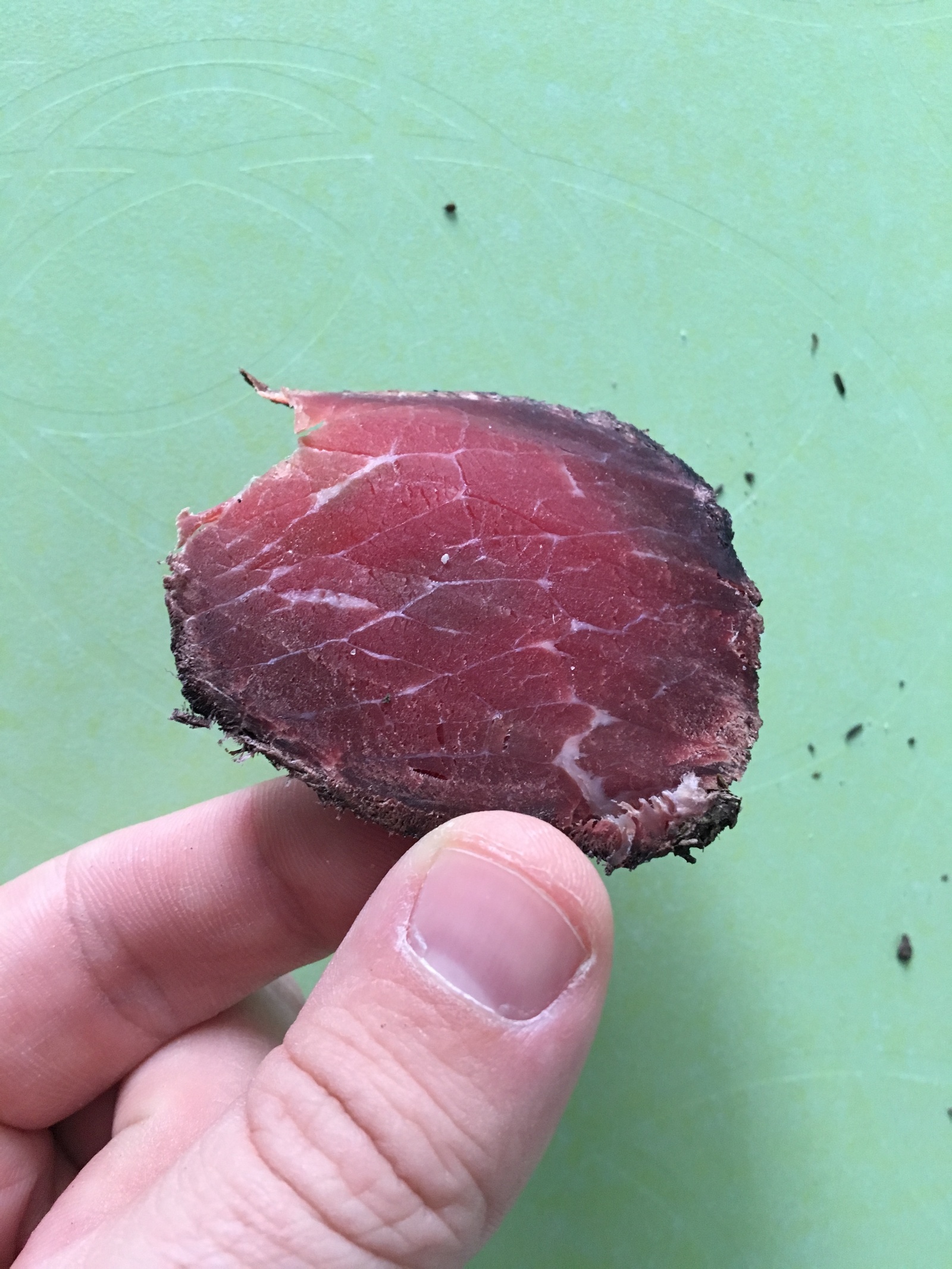 And it continues again ... zhor. - My, Bresaola, Meat, My, Longpost, Food, Recipe, cat, Cooking