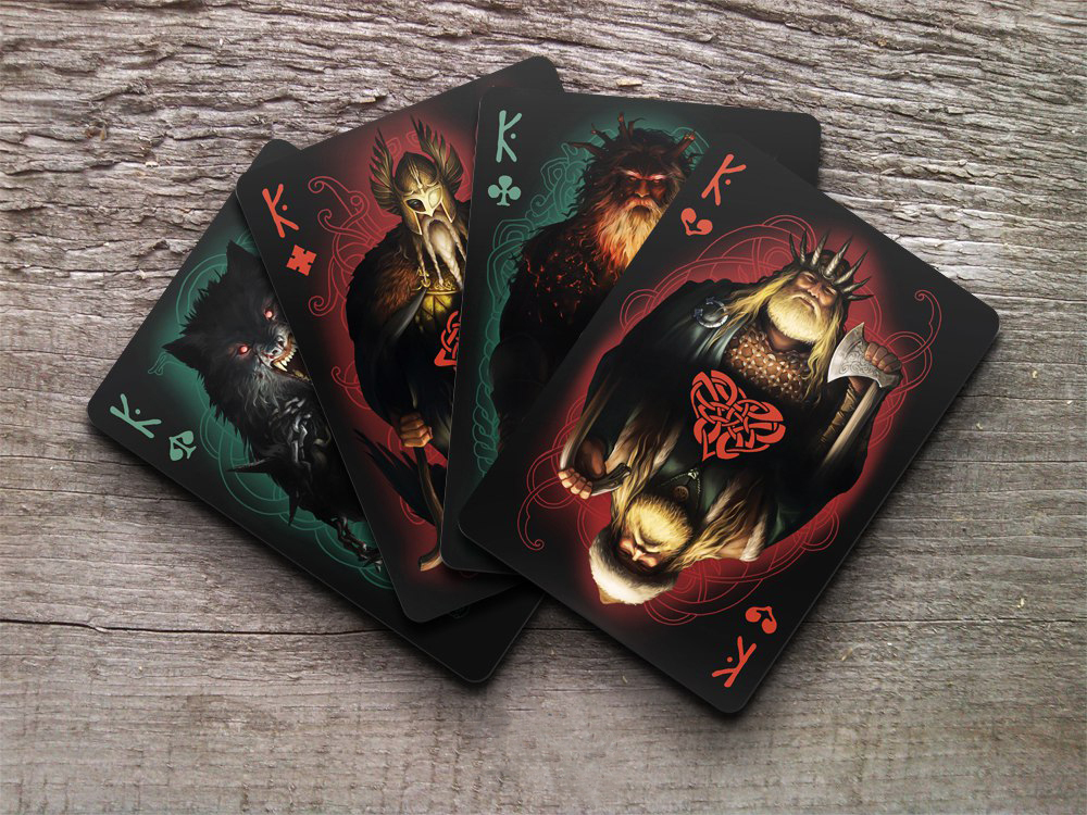 Playing cards with the spirit of the North - Gardar, Barbarian, Викинги, Valhalla, Cards, Playing cards, Art, Longpost