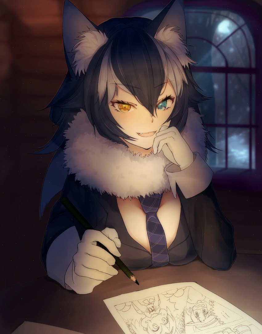 Grey Wolf - Anime, Anime art, Kemono friends