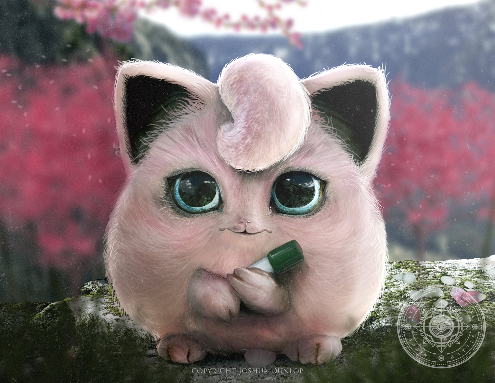 Jigglypuff от joshuadunlop - Арт, Покемоны, Джиглипуф, Joshuadunlop