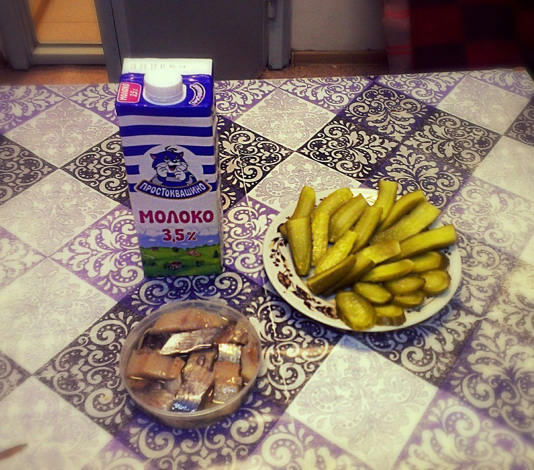 Relax :) - My, Milk, Herring, Salted cucumbers