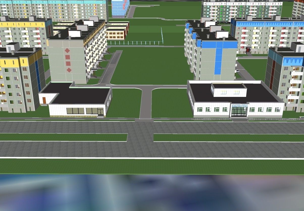 Three-dimensional model of the city of Karabash, Chelyabinsk region - My, Karabash, 3D graphics, Longpost, , , , Library