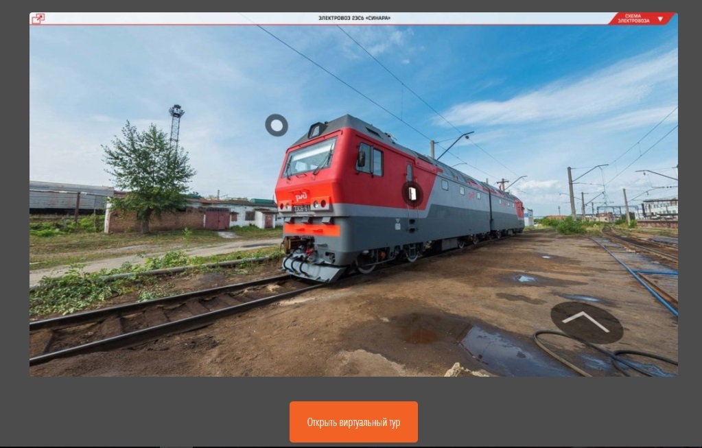 Virtual tour of the electric locomotive 2es6 Sinara - Electric locomotive, 2s6, Virtual tours