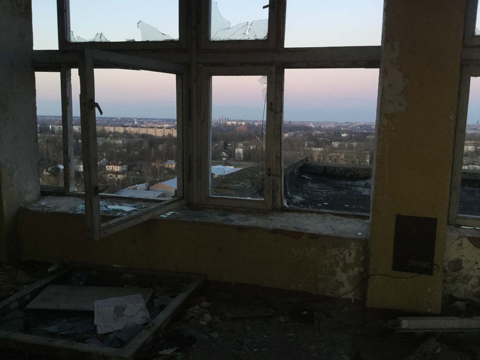 And radio engineering again. View from the roof. - My, Latvia, Riga, , Abandoned, Longpost