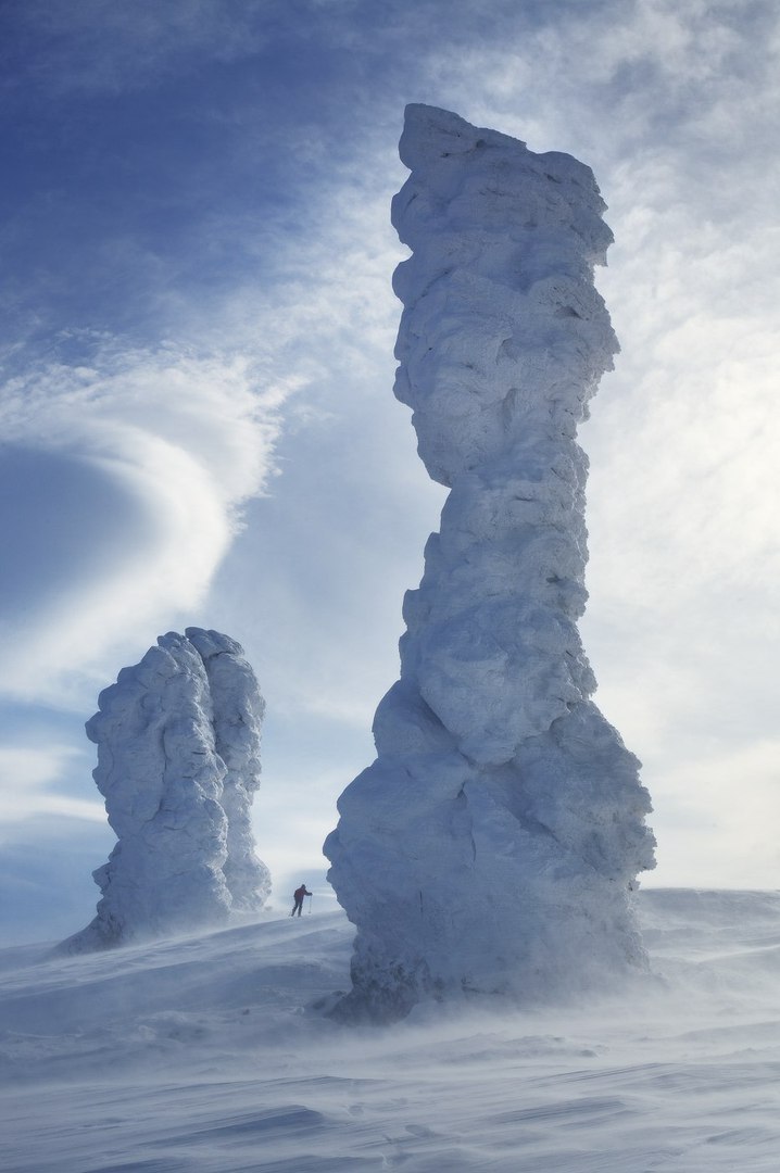 Plateau Manpupuner. - Russia, The photo, Komi, Interesting, Nature, Travels, Winter