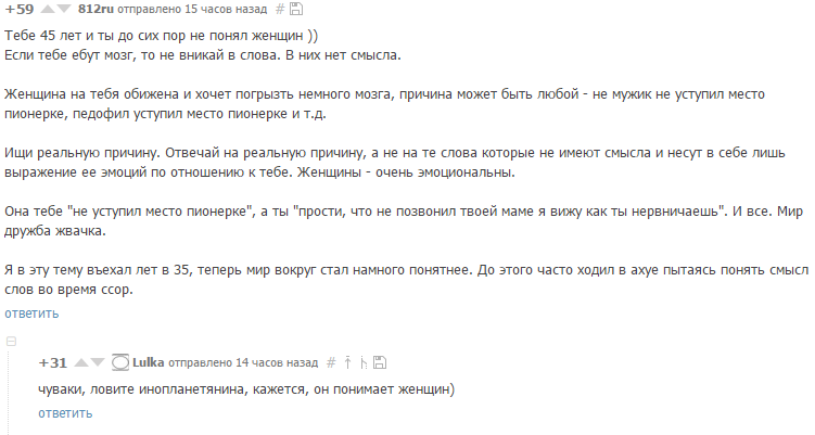 Руководство по женщинам, страница 17523, пояснение №4 - Комментарии, Ох уж эти женщины, Руководство, Понимающий парень, Понимание, Женщины