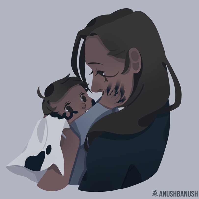 Ana and little Faria Amari - , Ana amari, , Overwatch, Longpost, , 