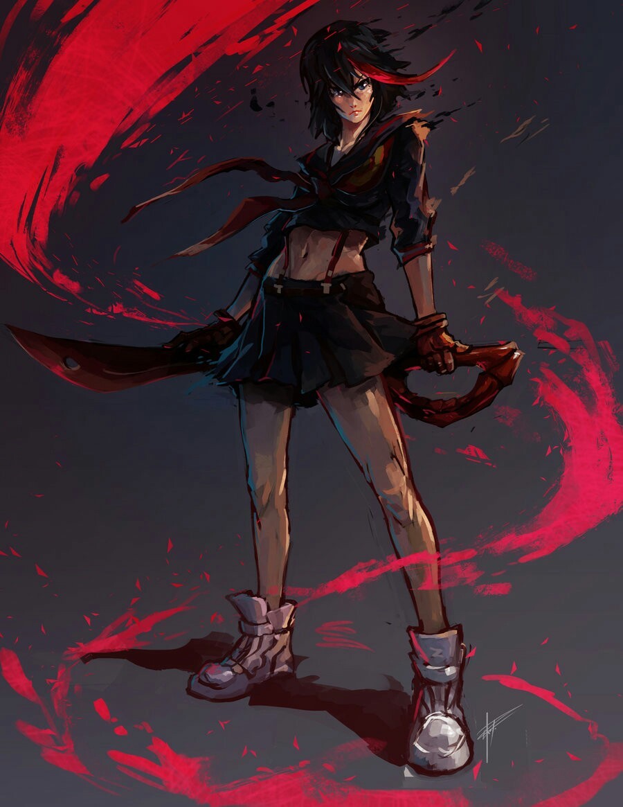 Anime art  Kill la Kill - Anime art, Kill la Kill, Matoi Ryuuko