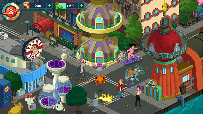 Mobile game based on the animated series Fututrama - Futurama, Fry, , Matt Groening, Mobile games, Video, Philip J Fry