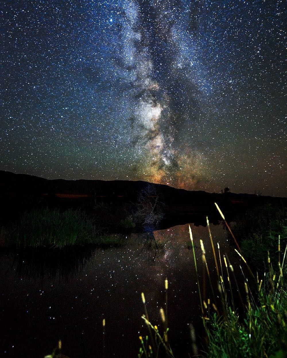 Starry nights of Altai... - Altai, Night, Sky, Stars, Longpost, Altai Republic, Stars