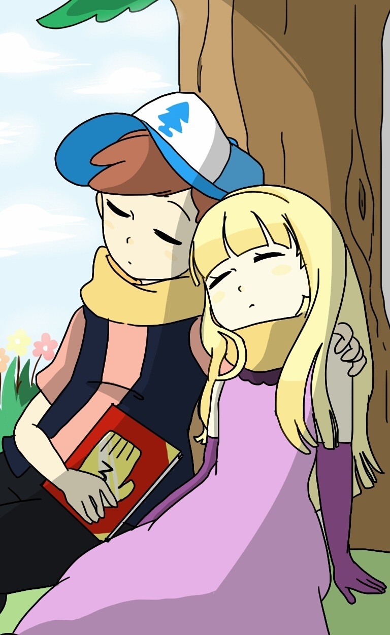 Dipper and Pacifica - Gravity falls, Dipper, Pacifica Northwest, Cartoons, Longpost, Dipper pines