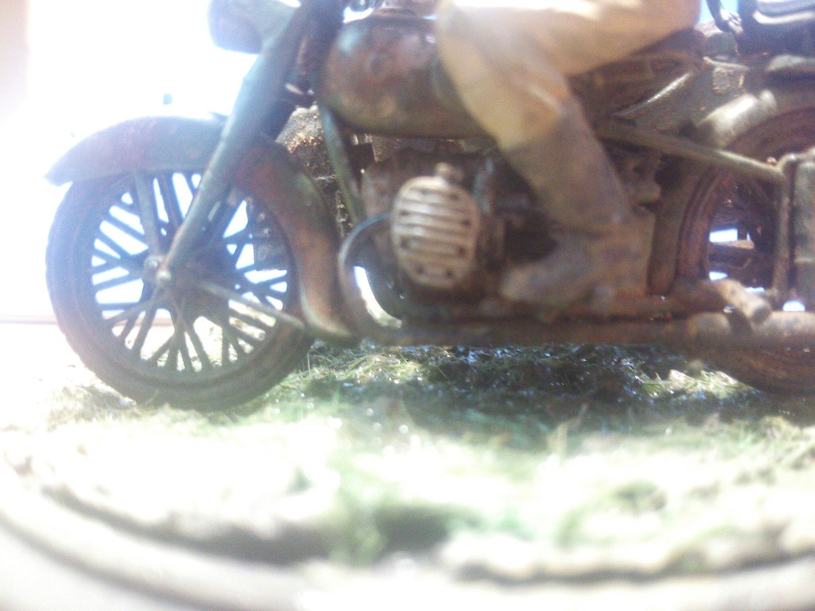 Diorama with motorcycle M-72 Celebration in honor of victory - My, Stand modeling, Miniature, M-72, Motorcycles, Longpost, Moto