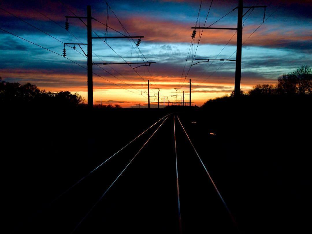 Through the eyes of locomotive crews - My, Russian Railways, Work, Sunset, Nature, The photo, Longpost