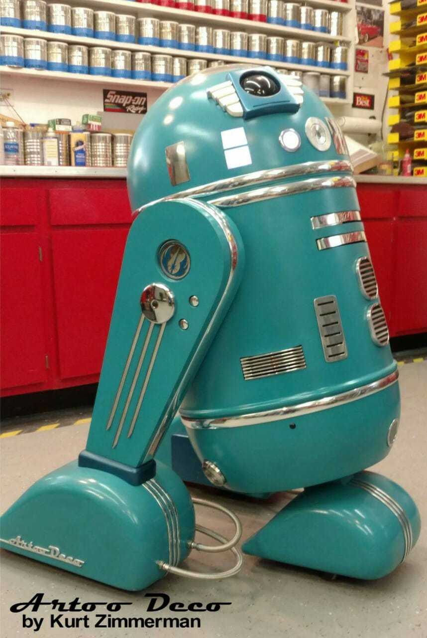 Dieselpunk R2D2 - R2d2, Dieselpunk, The photo, Retrofuturism