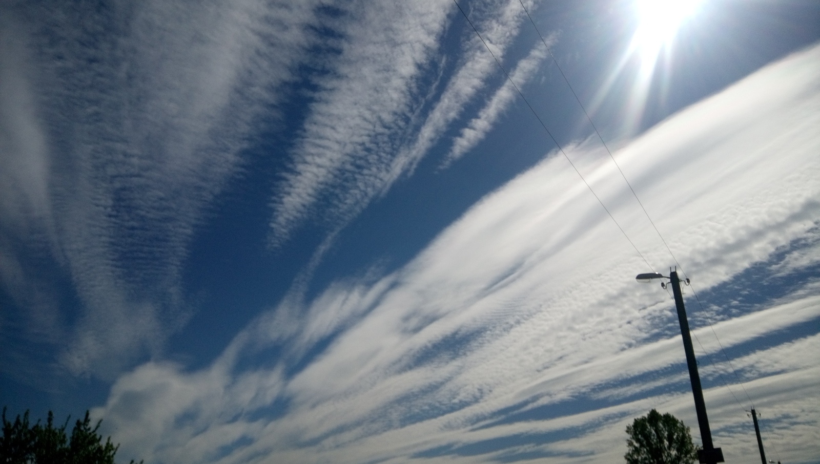 striped sky - Sky, Clouds, Republic of Belarus, Gomel, Longpost